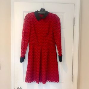 *NWT* Jill Stuart Venice Lace Collared Dress, 6